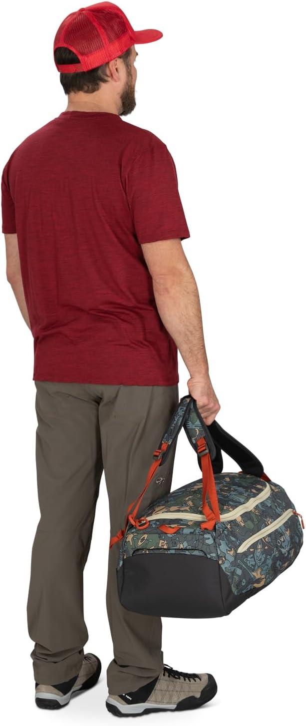 imageOsprey Daylite Duffel Backpack Convertible Everyday Duffel Bag for Gym Commute and TravelEnjoy Outside Print