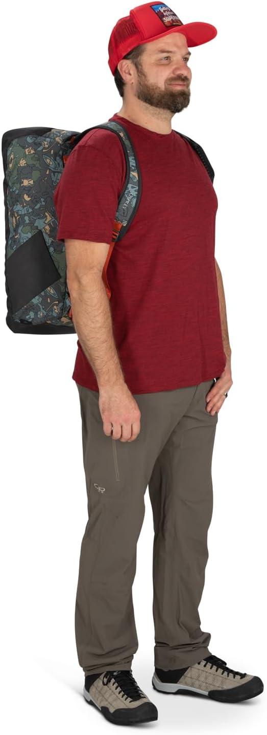 imageOsprey Daylite Duffel Backpack Convertible Everyday Duffel Bag for Gym Commute and TravelEnjoy Outside Print