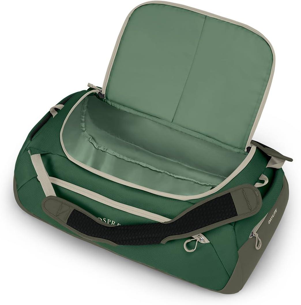 imageOsprey Daylite Duffel Backpack Convertible Everyday Duffel Bag for Gym Commute and TravelGreen CanopyGreen Creek