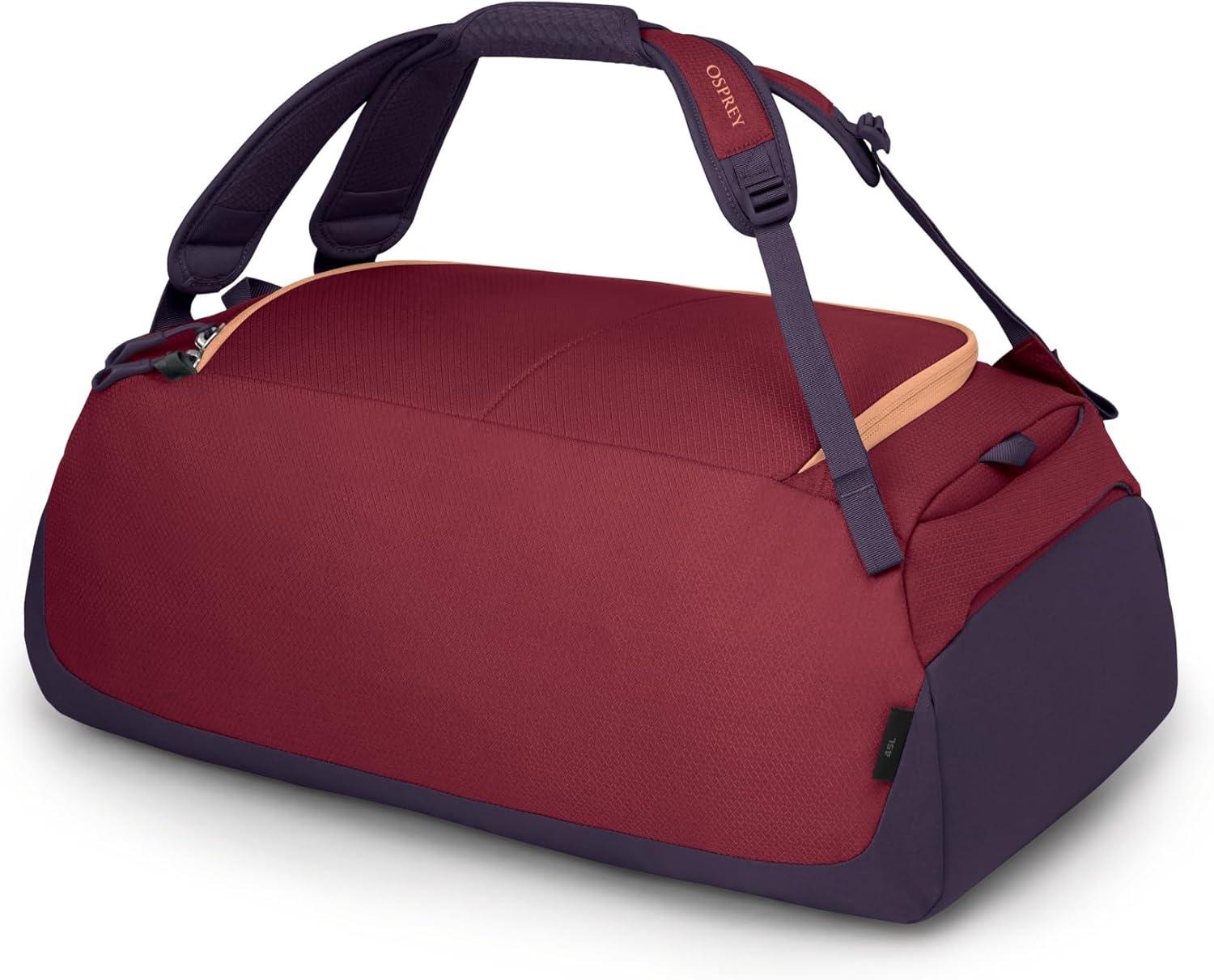 imageOsprey Daylite Duffel Backpack Convertible Everyday Duffel Bag for Gym Commute and TravelKaiko PinkPurple Ink