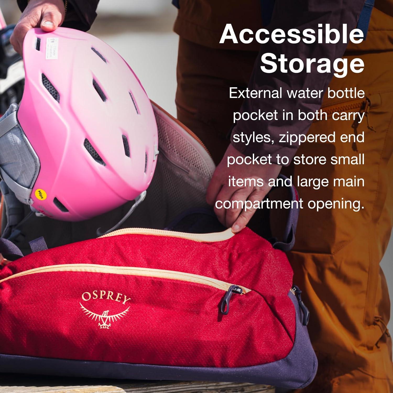 imageOsprey Daylite Duffel Backpack Convertible Everyday Duffel Bag for Gym Commute and TravelTumbleweed YellowTunnel Vision