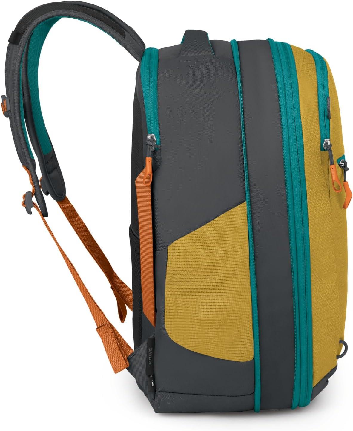 imageOsprey Daylite Expandable 266 Travel Pack Blue SpikemossAlkalineTumbleweed YellowTunnel Vision