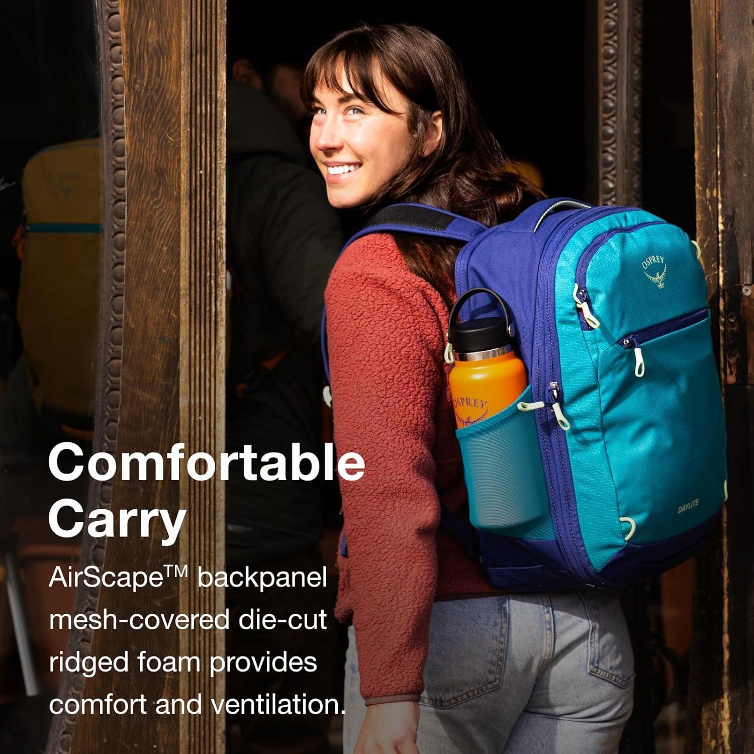 imageOsprey Daylite Expandable 266 Travel Pack Blue SpikemossAlkalineTunnel Vision Grey