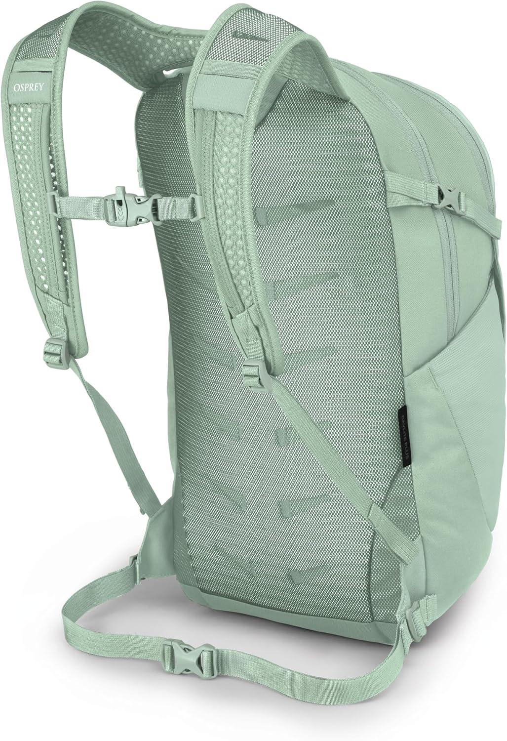 imageOsprey Daylite Plus Commuter Backpack Lightweight Everyday Pack with Laptop Sleeve and Water Bottle Pockets Ideal for Work School and Travel with Versatile Storage Options BlackFrosty Mint