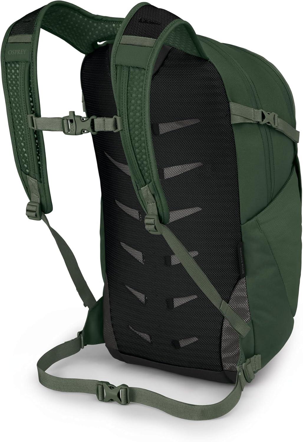 imageOsprey Daylite Plus Commuter Backpack Lightweight Everyday Pack with Laptop Sleeve and Water Bottle Pockets Ideal for Work School and Travel with Versatile Storage Options BlackSeaweed Green Amazon Exclusive