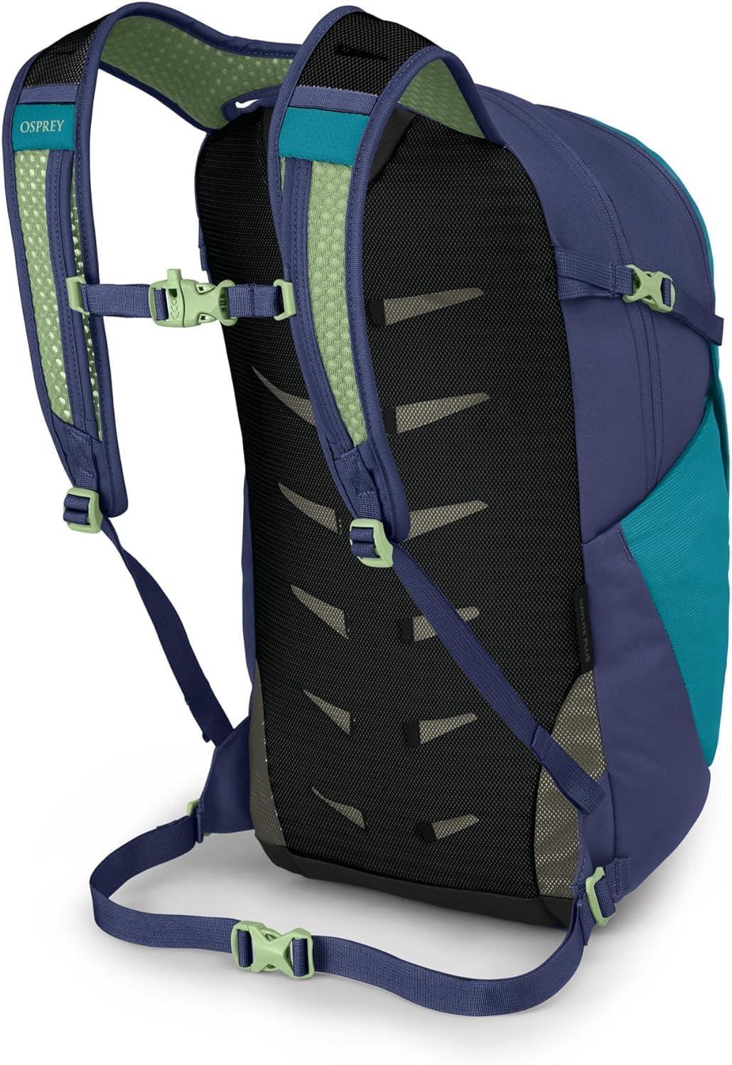 imageOsprey Daylite Plus Commuter Backpack Lightweight Everyday Pack with Laptop Sleeve and Water Bottle Pockets Ideal for Work School and Travel with Versatile Storage Options BlackBlue SpikemossAlkaline
