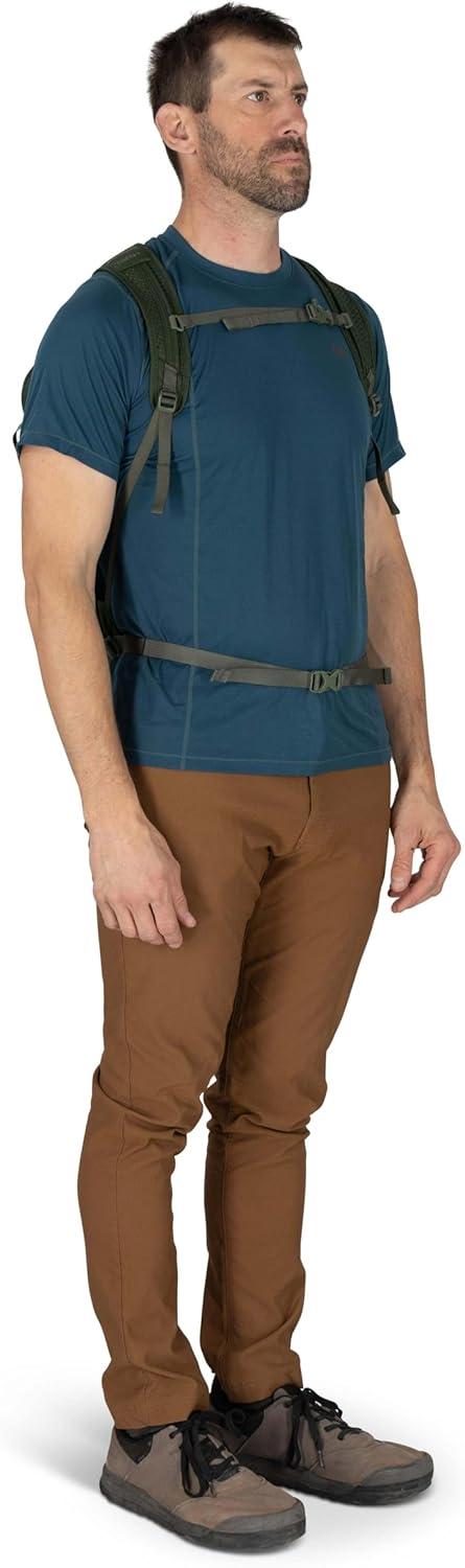 imageOsprey Daylite Plus Commuter Backpack Lightweight Everyday Pack with Laptop Sleeve and Water Bottle Pockets Ideal for Work School and Travel with Versatile Storage Options BlackSeaweed Green Amazon Exclusive