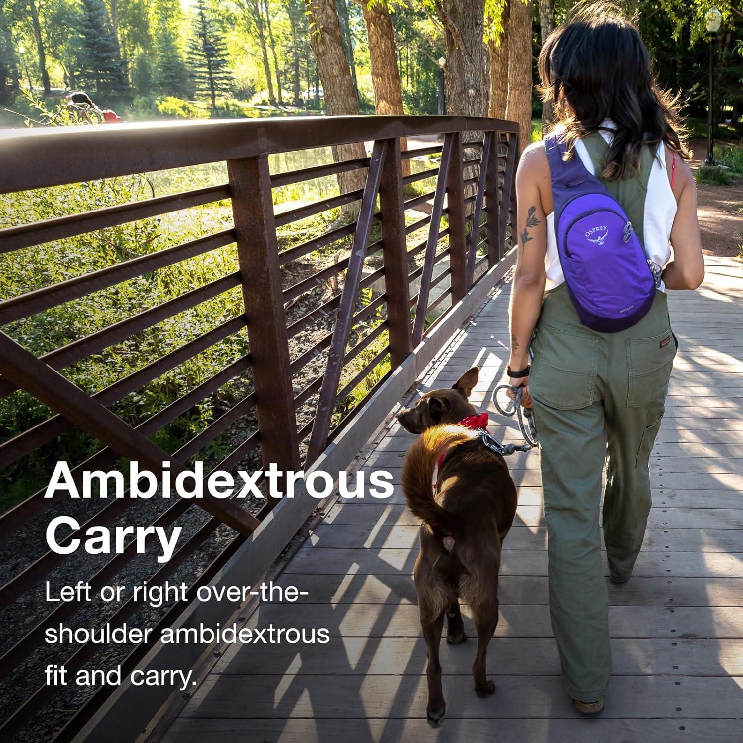 imageOsprey Daylite Shoulder Sling Bag Compact Crossbody Backpack for Everyday Carry Festivals and Lightweight TravelBlue SpikemossAlkaline