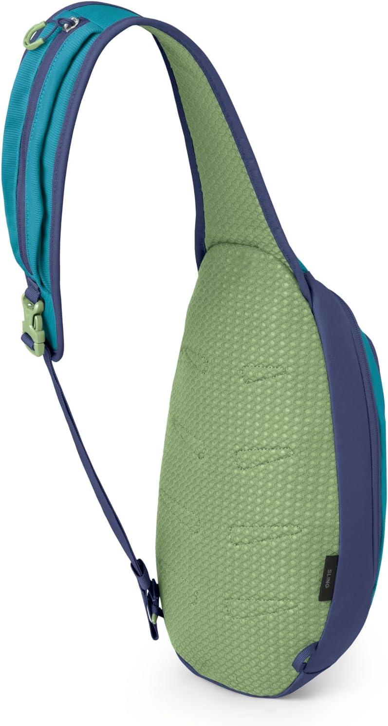 imageOsprey Daylite Shoulder Sling Bag Compact Crossbody Backpack for Everyday Carry Festivals and Lightweight TravelBlue SpikemossAlkaline