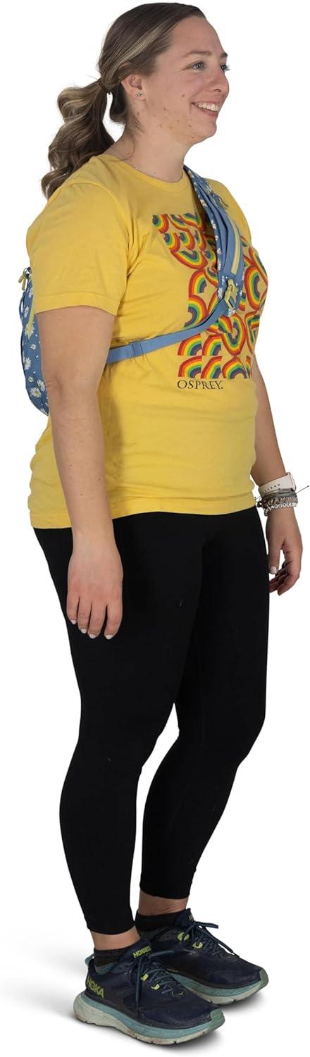 imageOsprey Daylite Shoulder Sling Bag Compact Crossbody Backpack for Everyday Carry Festivals and Lightweight TravelDaisy Printsevres Blue