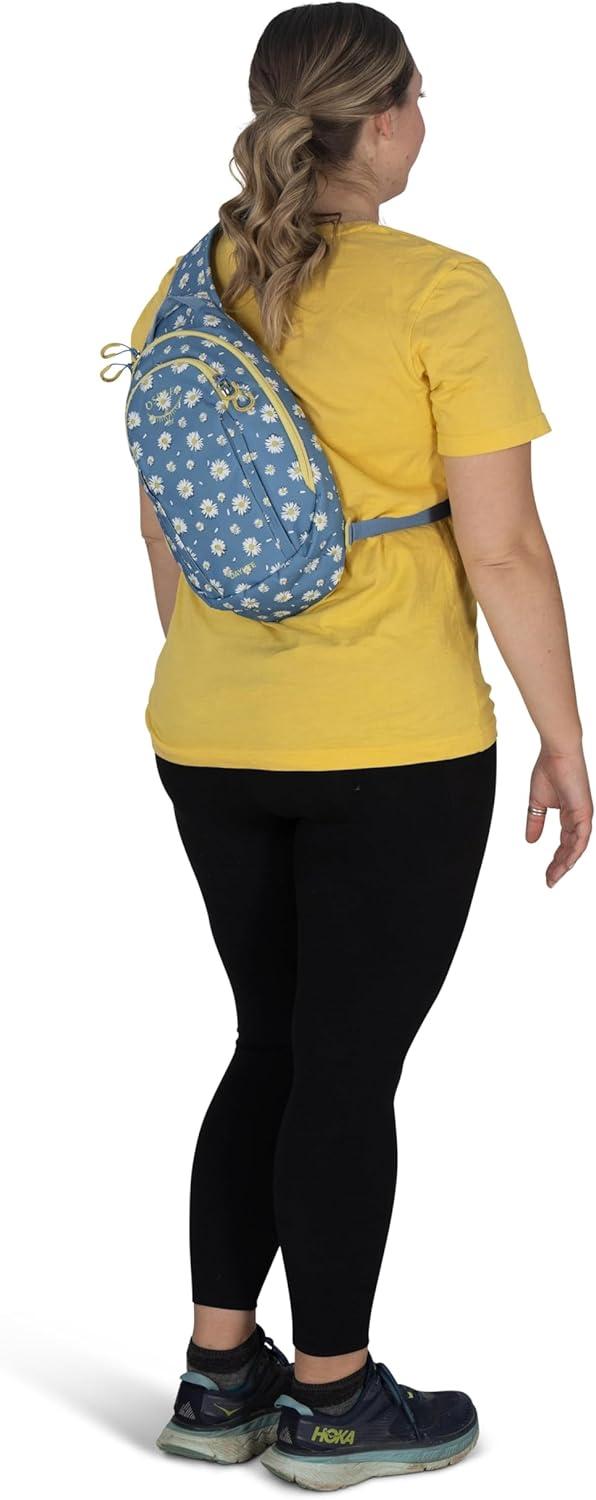 imageOsprey Daylite Shoulder Sling Bag Compact Crossbody Backpack for Everyday Carry Festivals and Lightweight TravelDaisy Printsevres Blue