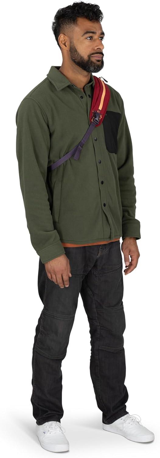 imageOsprey Daylite Shoulder Sling Bag Compact Crossbody Backpack for Everyday Carry Festivals and Lightweight TravelNight Shift Blue