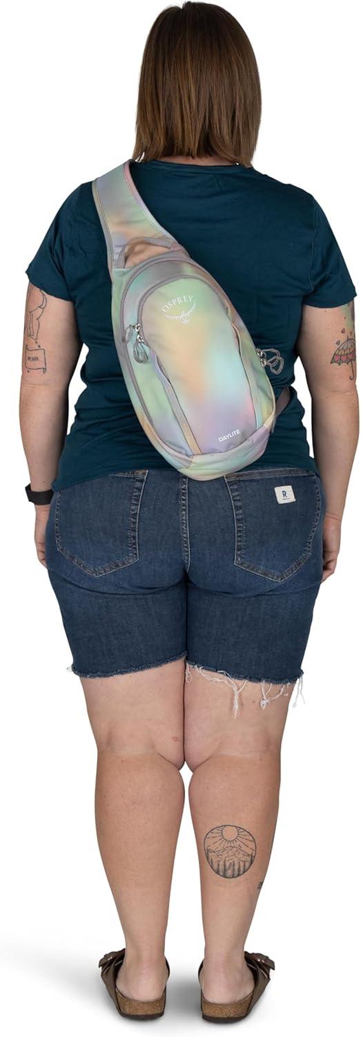 imageOsprey Daylite Shoulder Sling Bag Compact Crossbody Backpack for Everyday Carry Festivals and Lightweight TravelRainbow Vibes