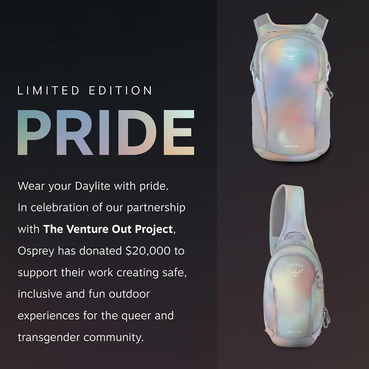 imageOsprey Daylite Shoulder Sling Bag Compact Crossbody Backpack for Everyday Carry Festivals and Lightweight TravelRainbow Vibes