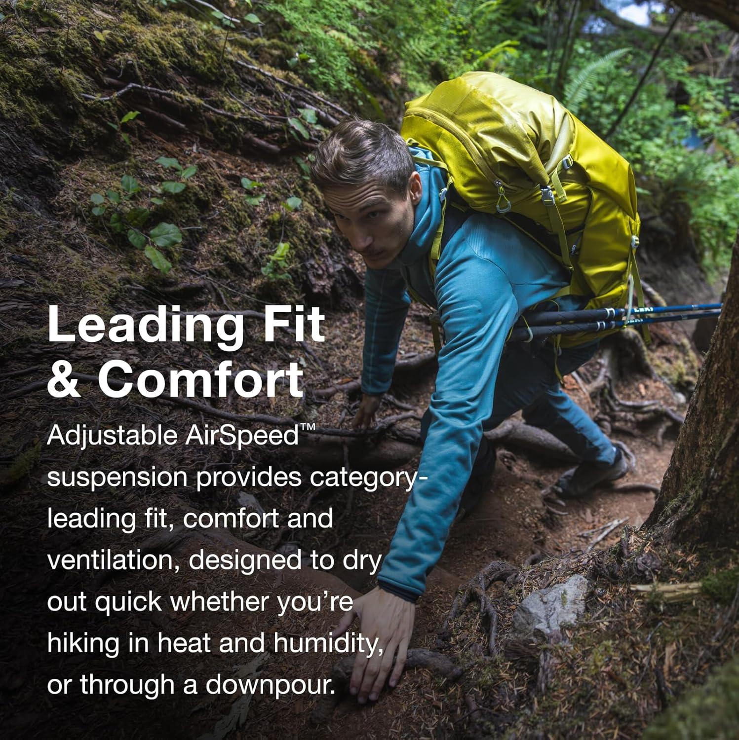 imageOsprey Downburst 26L Mens Hiking Backpack Babylonica YellowDark Charcoal