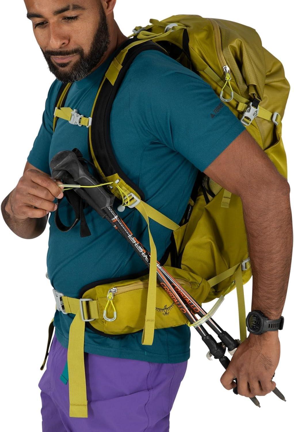 imageOsprey Downburst 26L Mens Hiking Backpack Babylonica YellowDark Charcoal