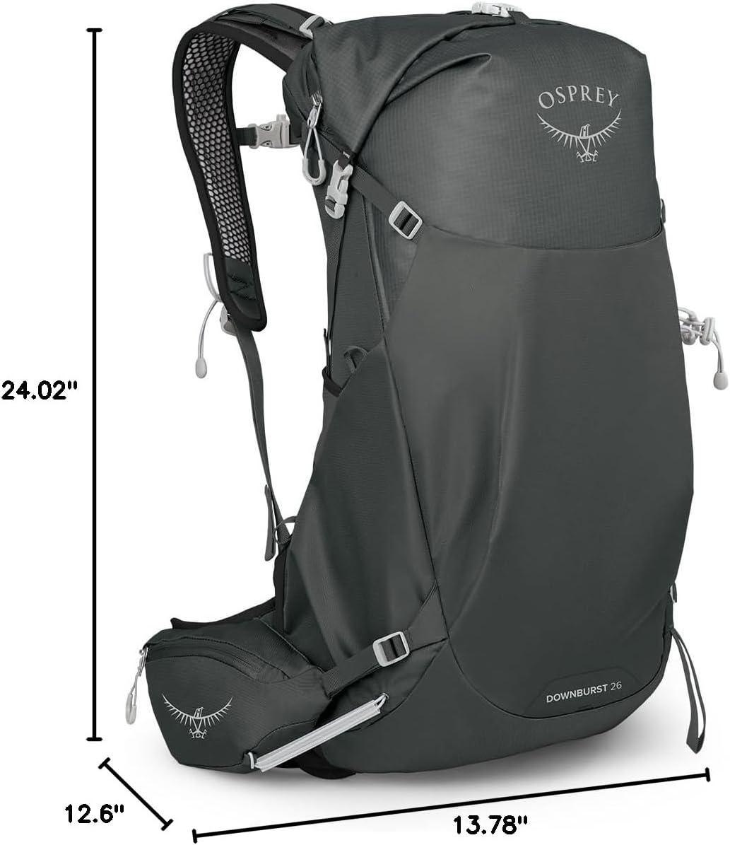 imageOsprey Downburst 26L Mens Hiking Backpack Babylonica YellowDark Charcoal