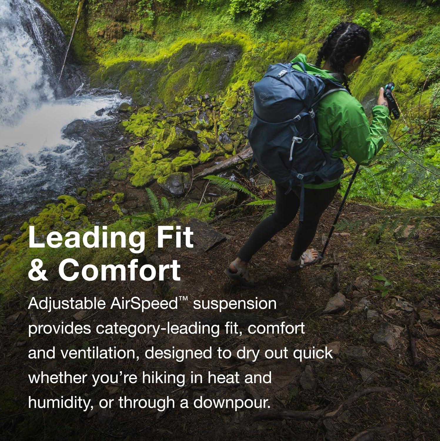 imageOsprey Downburst 26L Mens Hiking Backpack Babylonica YellowDark Charcoal