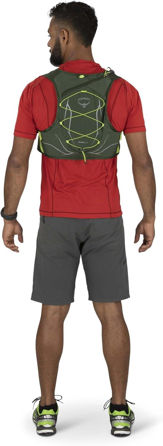 imageOsprey Duro 15L Mens Running Hydration Vest with Hydraulics ReservoirPhantom GreyToffee Orange