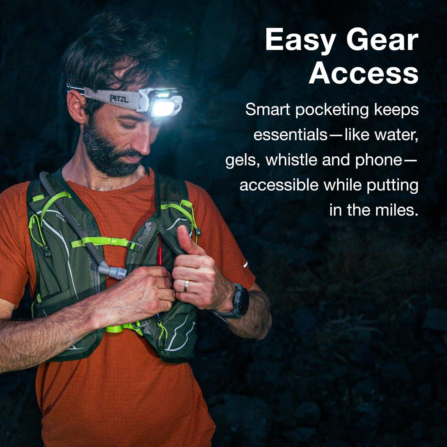 imageOsprey Duro 15L Mens Running Hydration Vest with Hydraulics ReservoirPhantom GreyToffee Orange