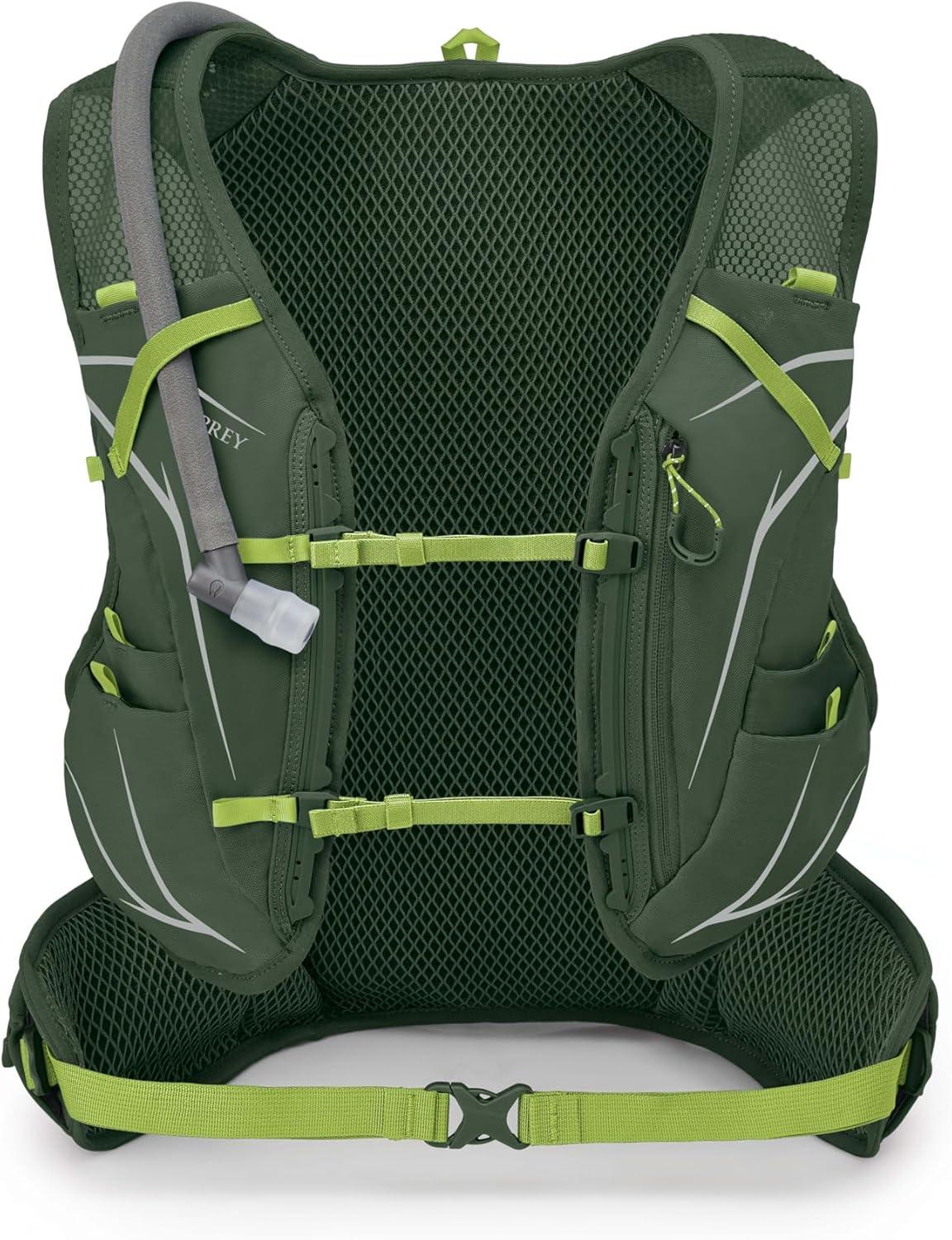 imageOsprey Duro 15L Mens Running Hydration Vest with Hydraulics ReservoirSeaweed GreenLimon