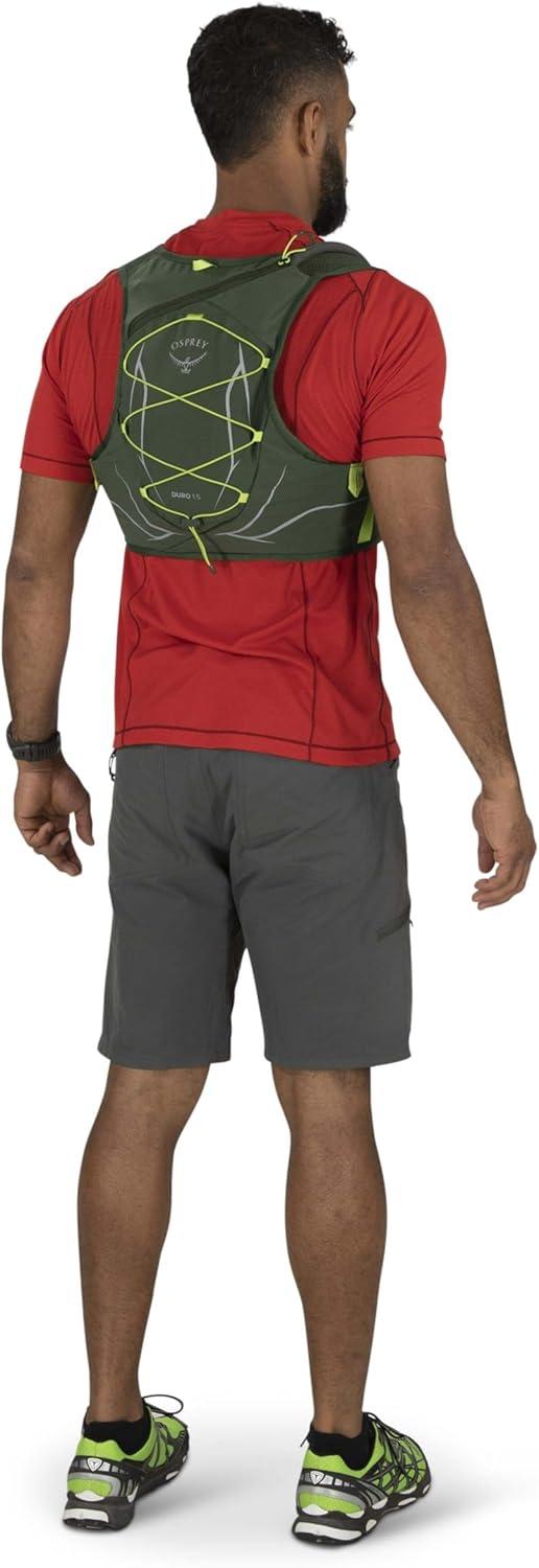 imageOsprey Duro 15L Mens Running Hydration Vest with Hydraulics ReservoirSeaweed GreenLimon