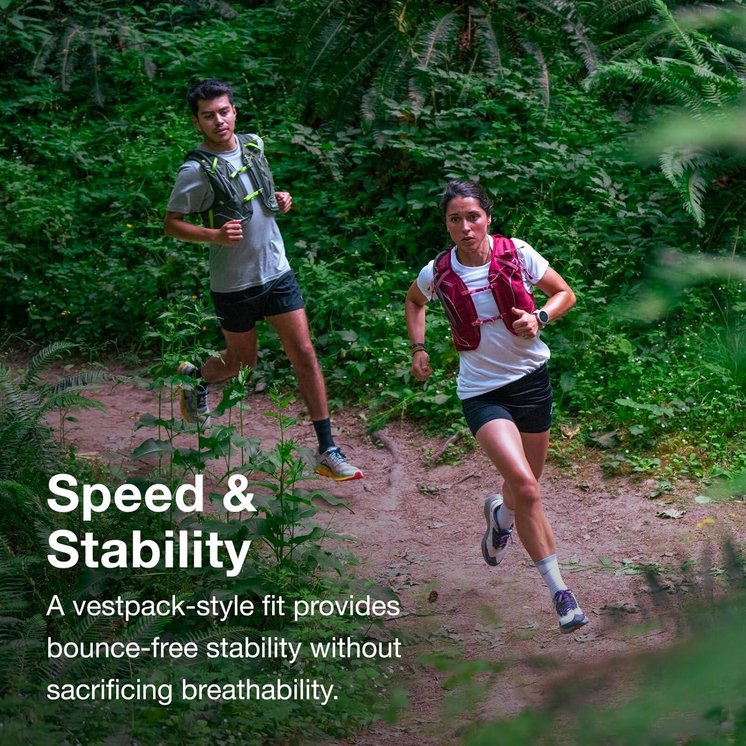 imageOsprey Duro 15L Mens Running Hydration Vest with Hydraulics ReservoirSeaweed GreenLimon