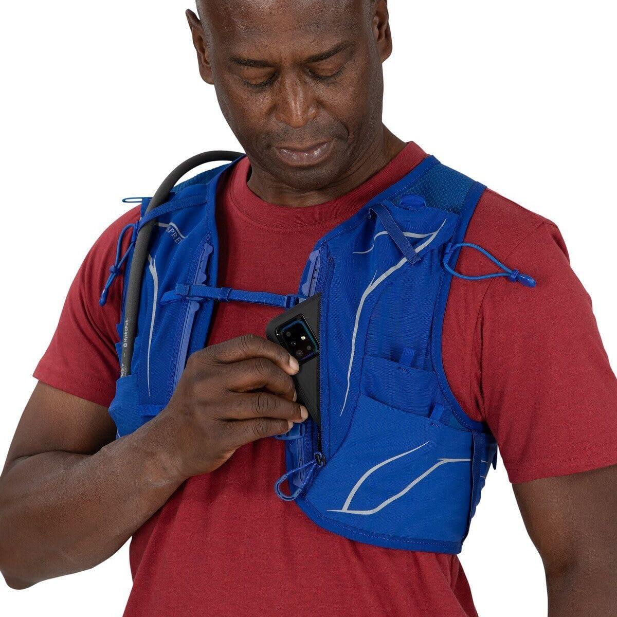 imageOsprey Duro 6L Mens Running Hydration Vest with Hydraulics ReservoirBlue Sky