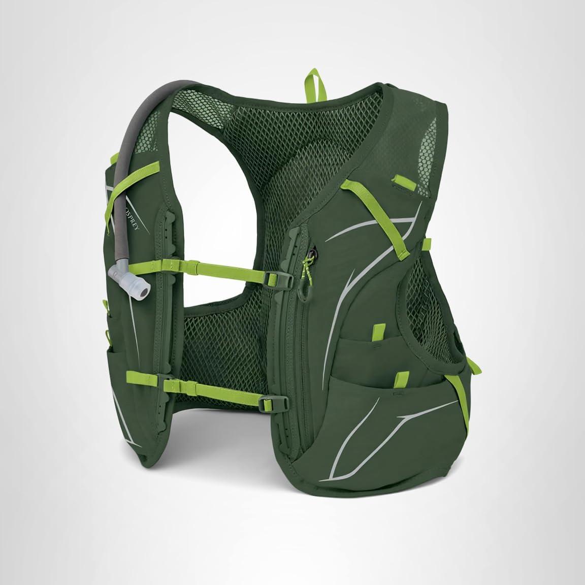 imageOsprey Duro 6L Mens Running Hydration Vest with Hydraulics ReservoirSeaweed GreenLimon