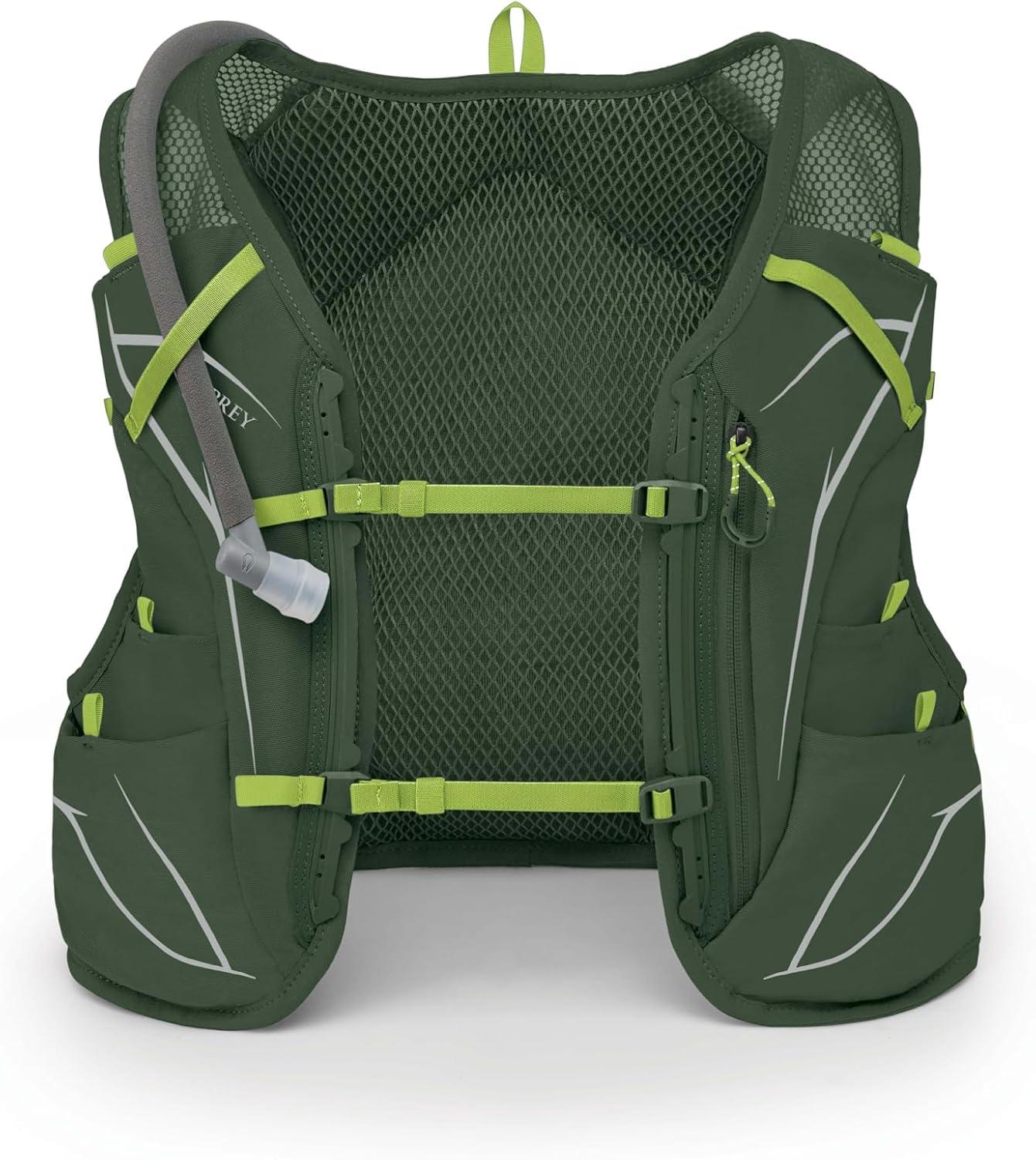 imageOsprey Duro 6L Mens Running Hydration Vest with Hydraulics ReservoirSeaweed GreenLimon
