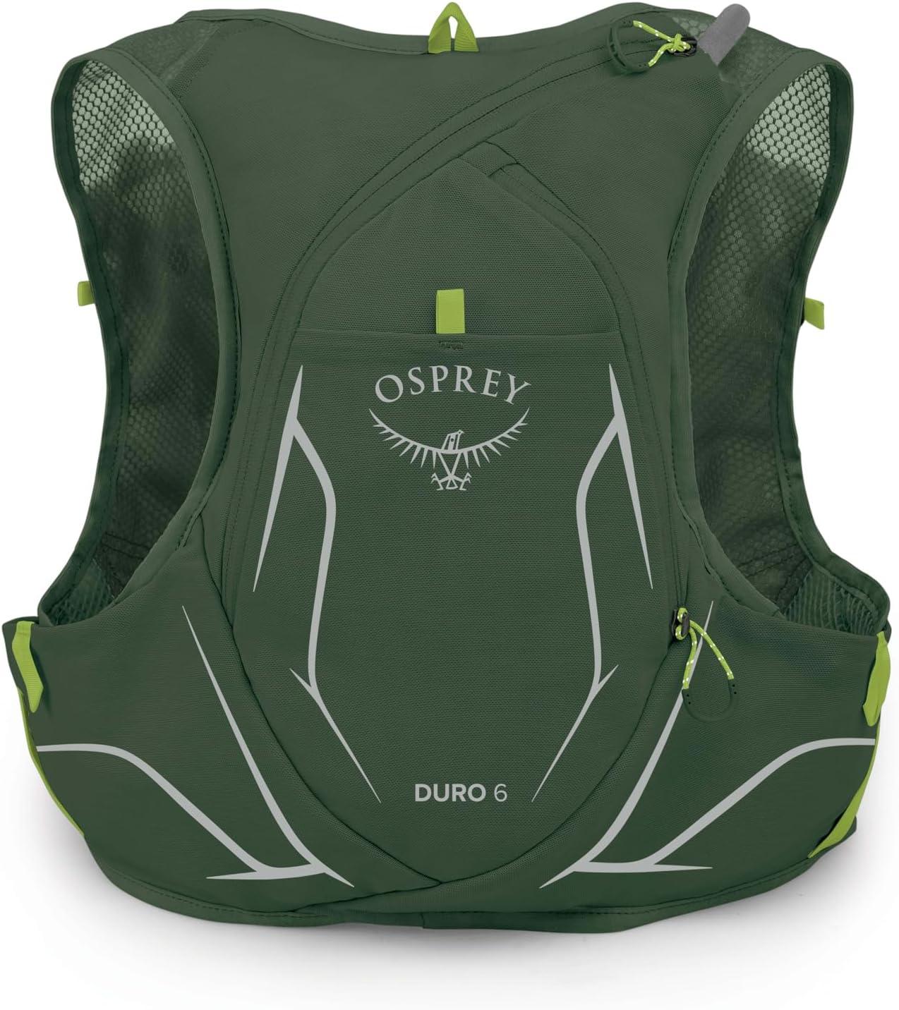 imageOsprey Duro 6L Mens Running Hydration Vest with Hydraulics ReservoirSeaweed GreenLimon