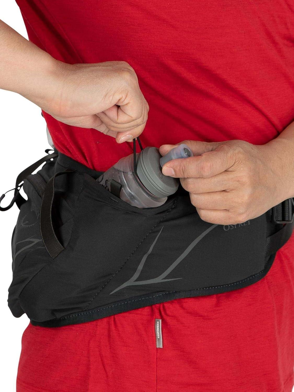 imageOsprey Duro Dyna Hydration Waist Pack with Hydraulics Soft Flasks for RunningSeaweed GreenLimon