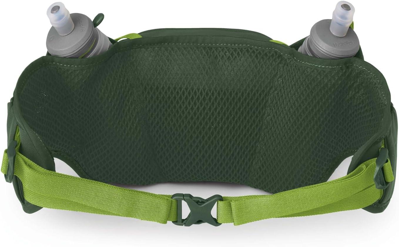 imageOsprey Duro Dyna Hydration Waist Pack with Hydraulics Soft Flasks for RunningSeaweed GreenLimon