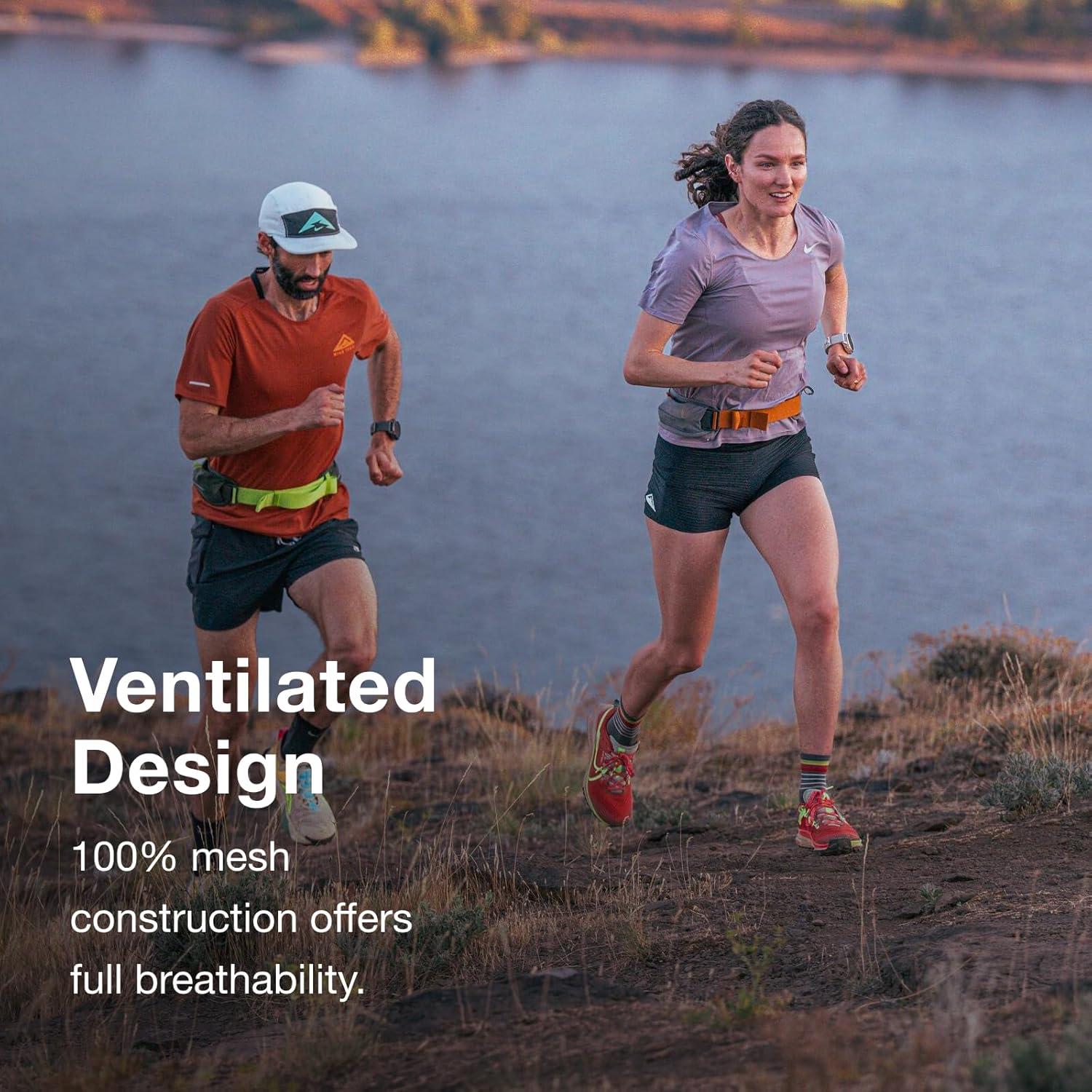 imageOsprey Duro Dyna Hydration Waist Pack with Hydraulics Soft Flasks for RunningSeaweed GreenLimon