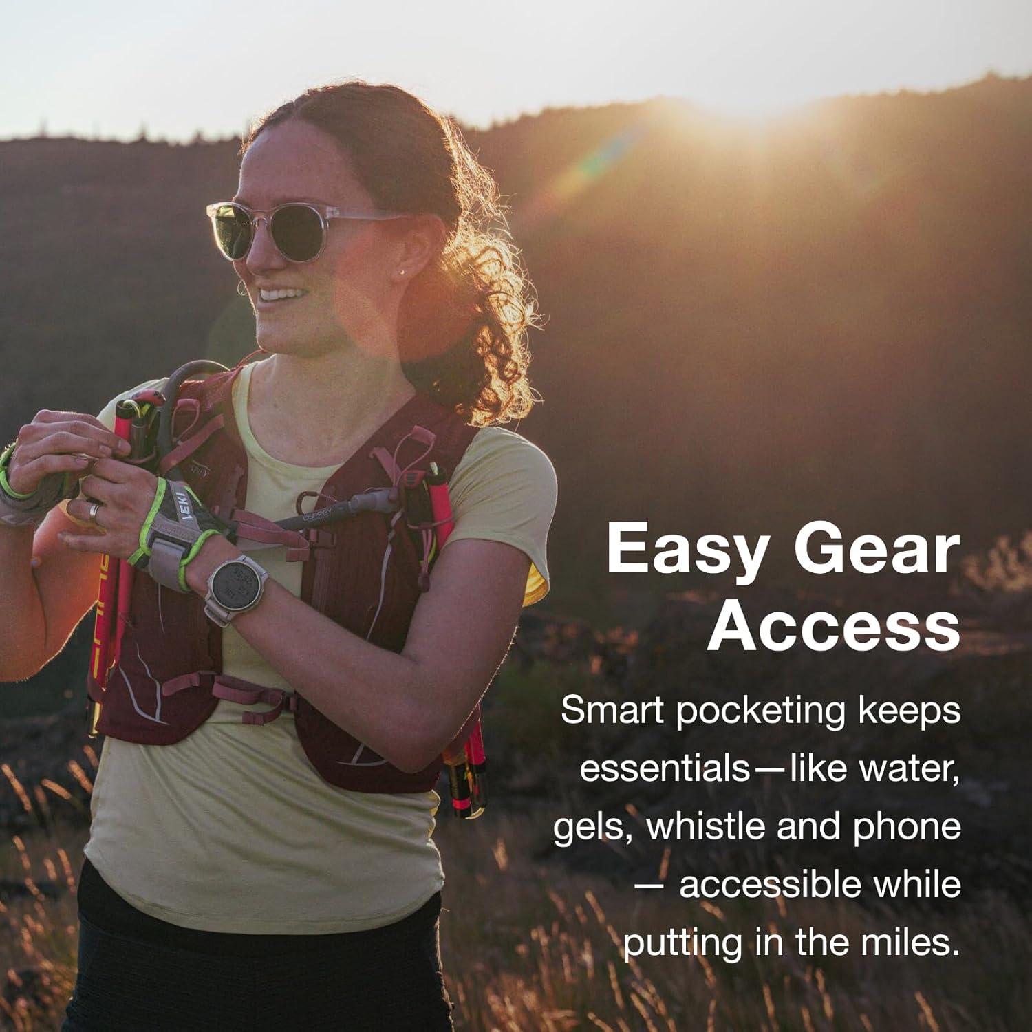 imageOsprey Dyna 15L Womens Running Hydration Vest with Hydraulics ReservoirCascade BlueSilver Lining