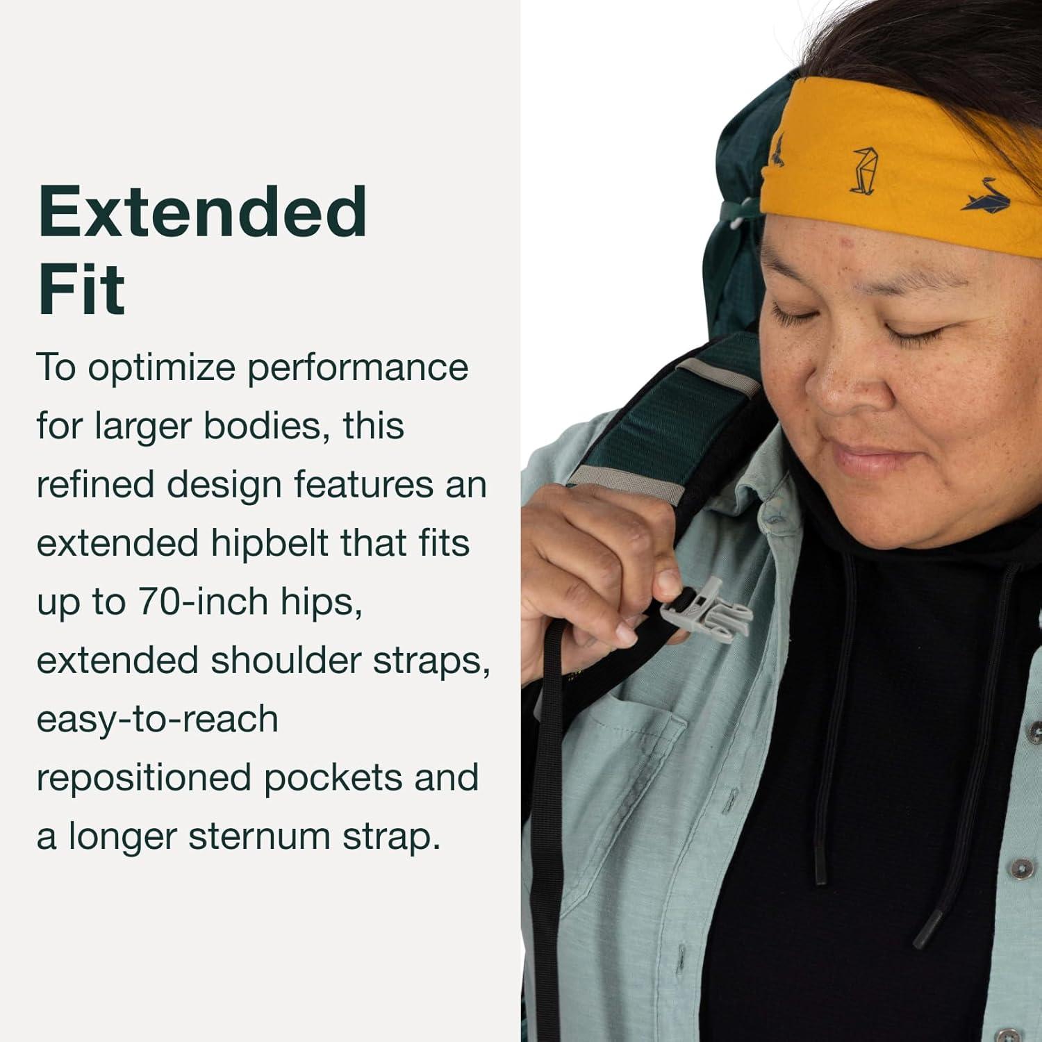 imageOsprey Eja 58 Womens Ultralight Backpacking BackpackDeep Teal