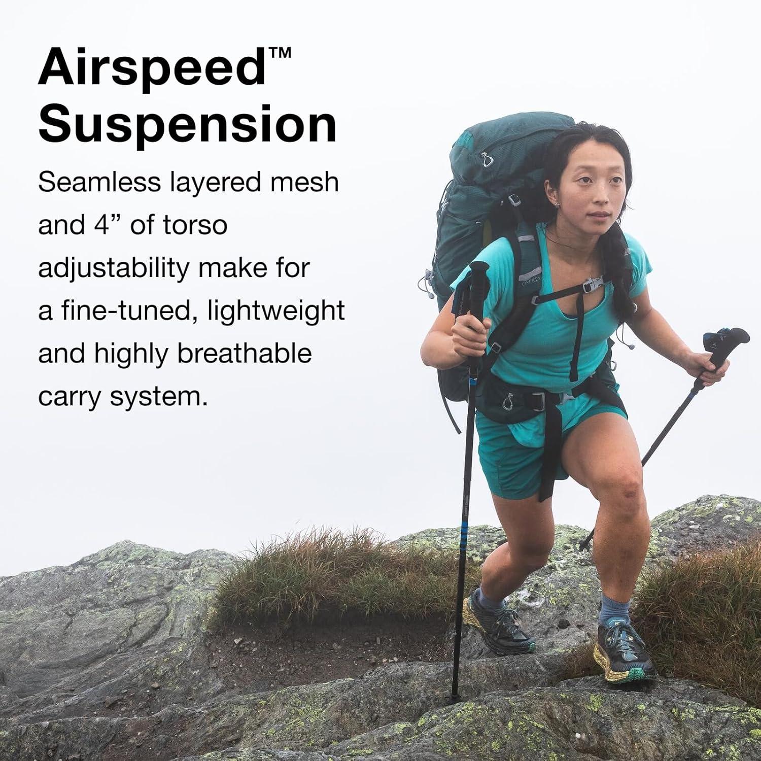 imageOsprey Eja 58 Womens Ultralight Backpacking BackpackDeep Teal