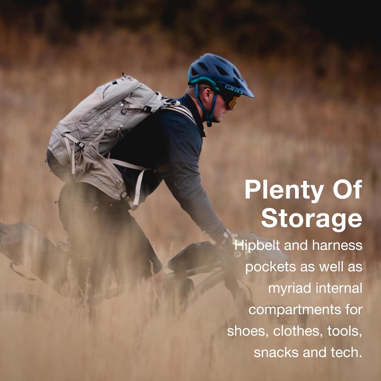 imageOsprey Escapist 20L Biking Backpack Black MediumLargeTan Concrete