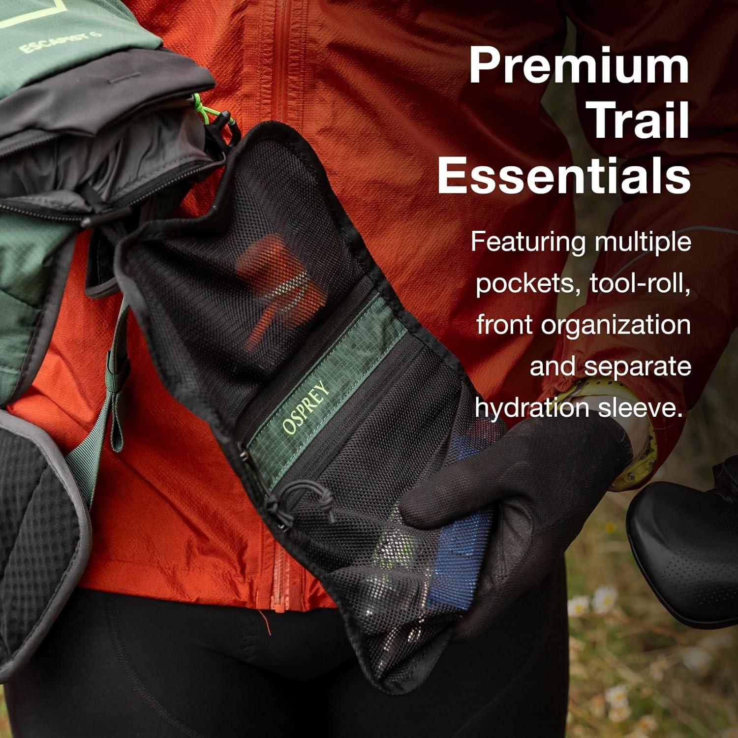 imageOsprey Escapist Velocity 6L Bike Vest Hydration Backpack with Hydrualics ReservoirMagma Brown