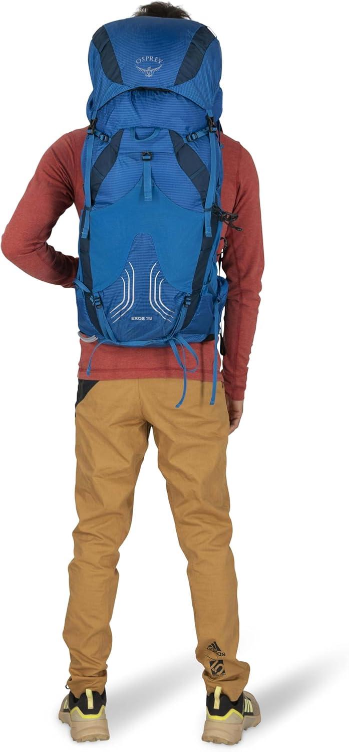 imageOsprey Exos 38 Mens Ultralight Backpacking BackpackDark Charcoal Grey