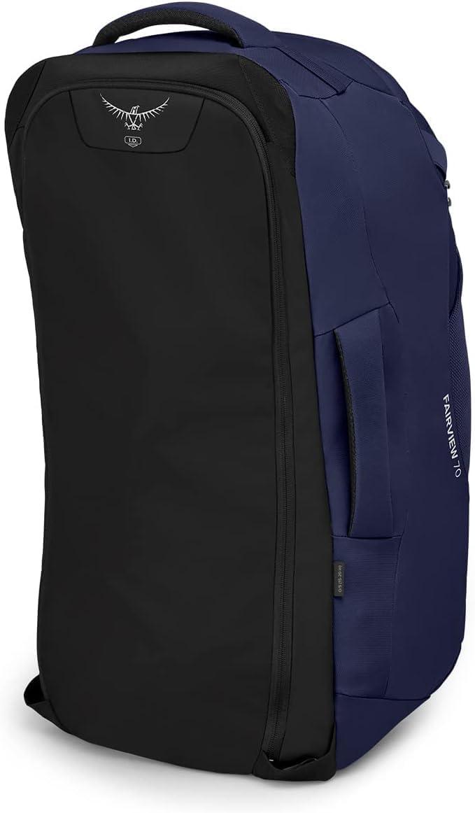 imageOsprey Fairview 55L Womens Travel Backpack BlackWinter Night Blue