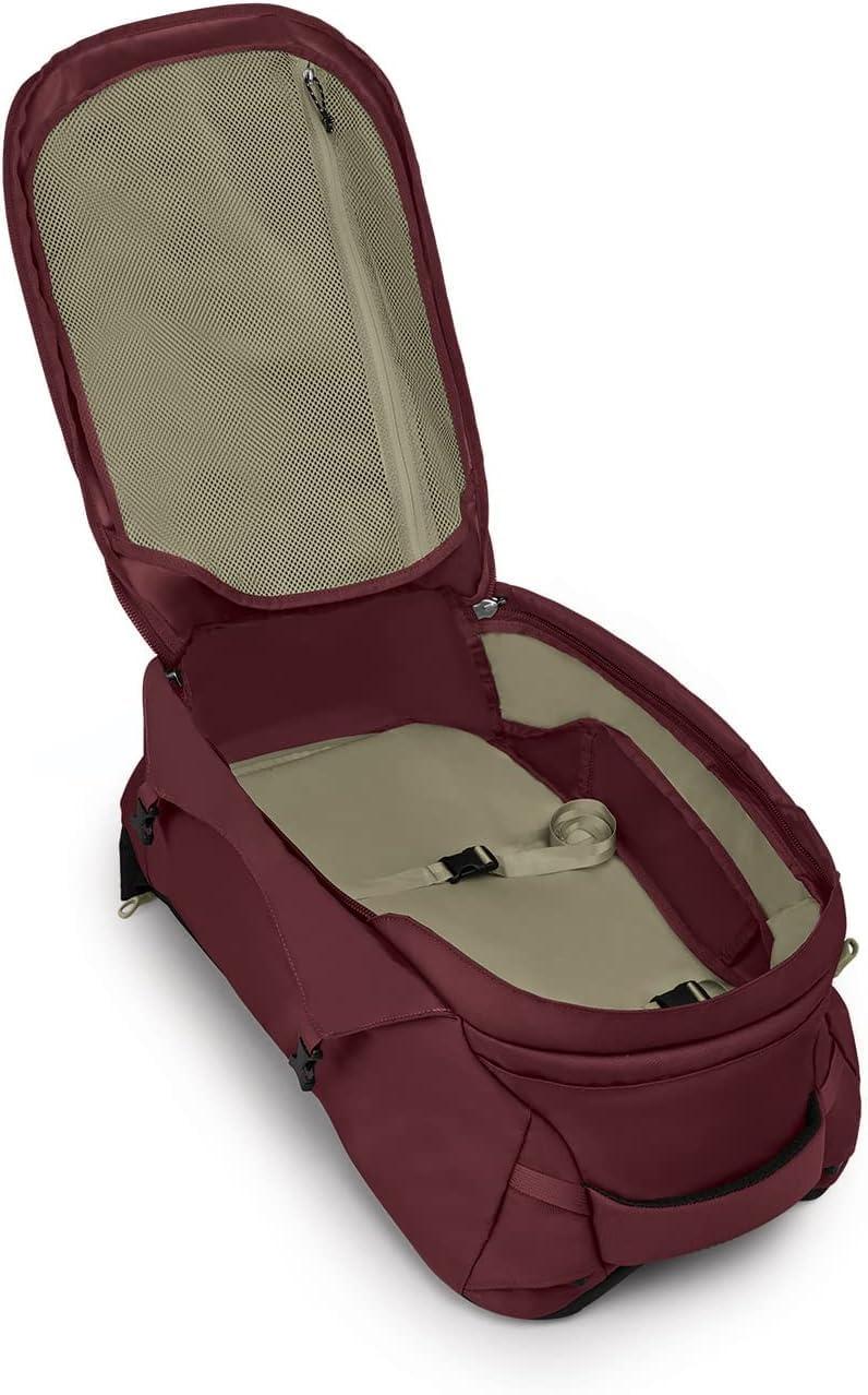 imageOsprey Fairview 55L Womens Travel Backpack BlackZircon Red