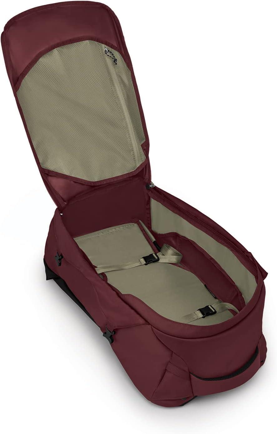 imageOsprey Fairview 55L Womens Travel Backpack BlackZircon Red