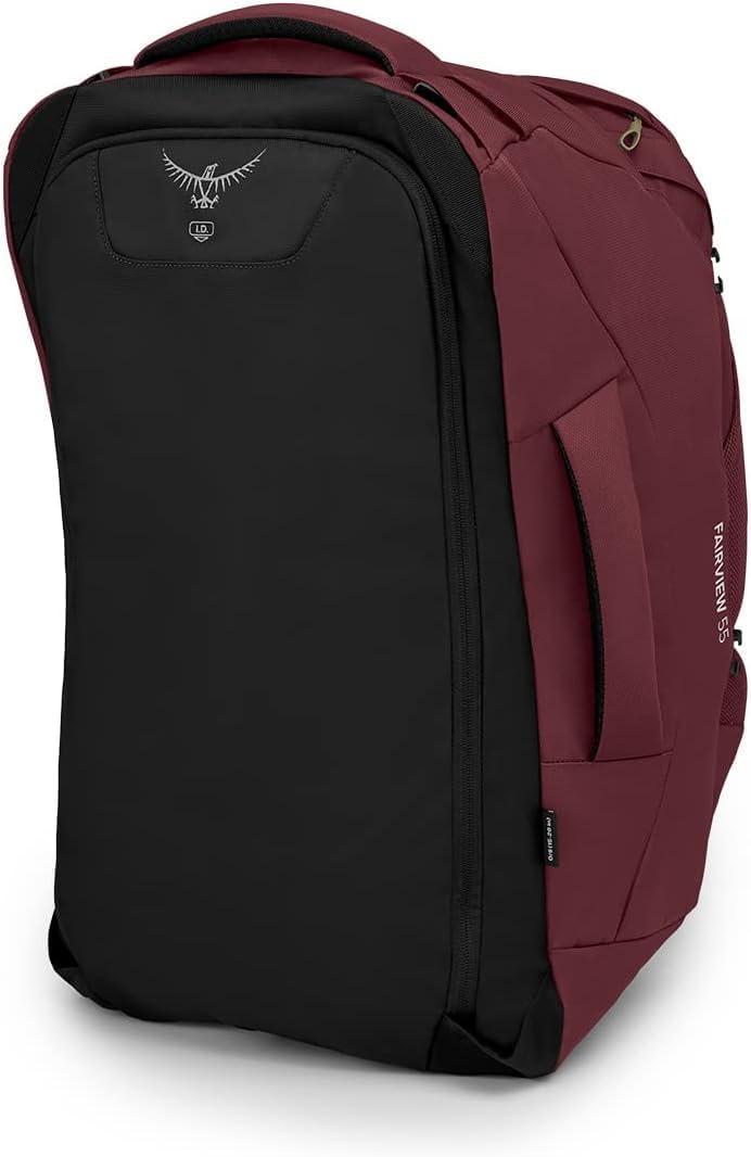 imageOsprey Fairview 55L Womens Travel Backpack BlackZircon Red