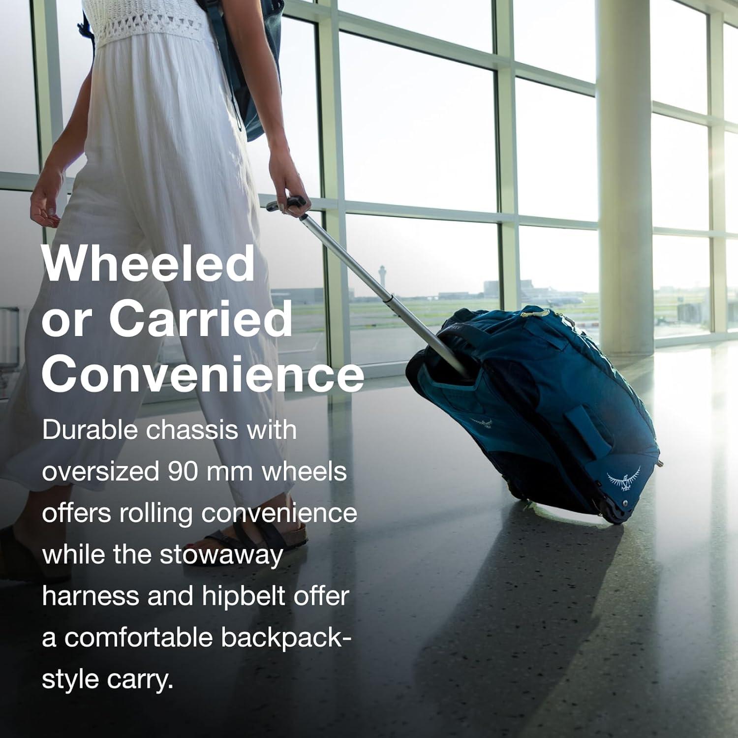 imageOsprey Fairview Womens Wheeled Travel BackpackBlack