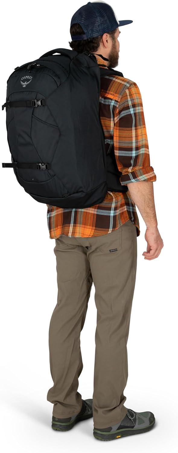imageOsprey Farpoint 55L Mens Travel Backpack Gopher GreenBlack