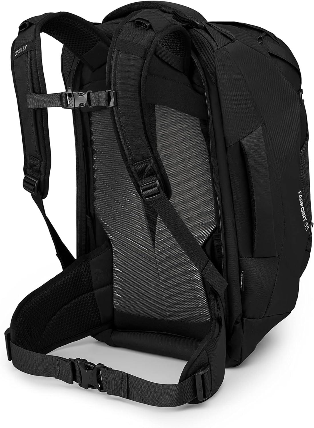 imageOsprey Farpoint 55L Mens Travel Backpack Gopher GreenBlack