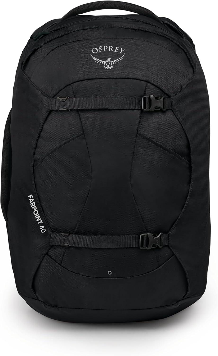 imageOsprey Farpoint 55L Mens Travel Backpack Gopher GreenBlack