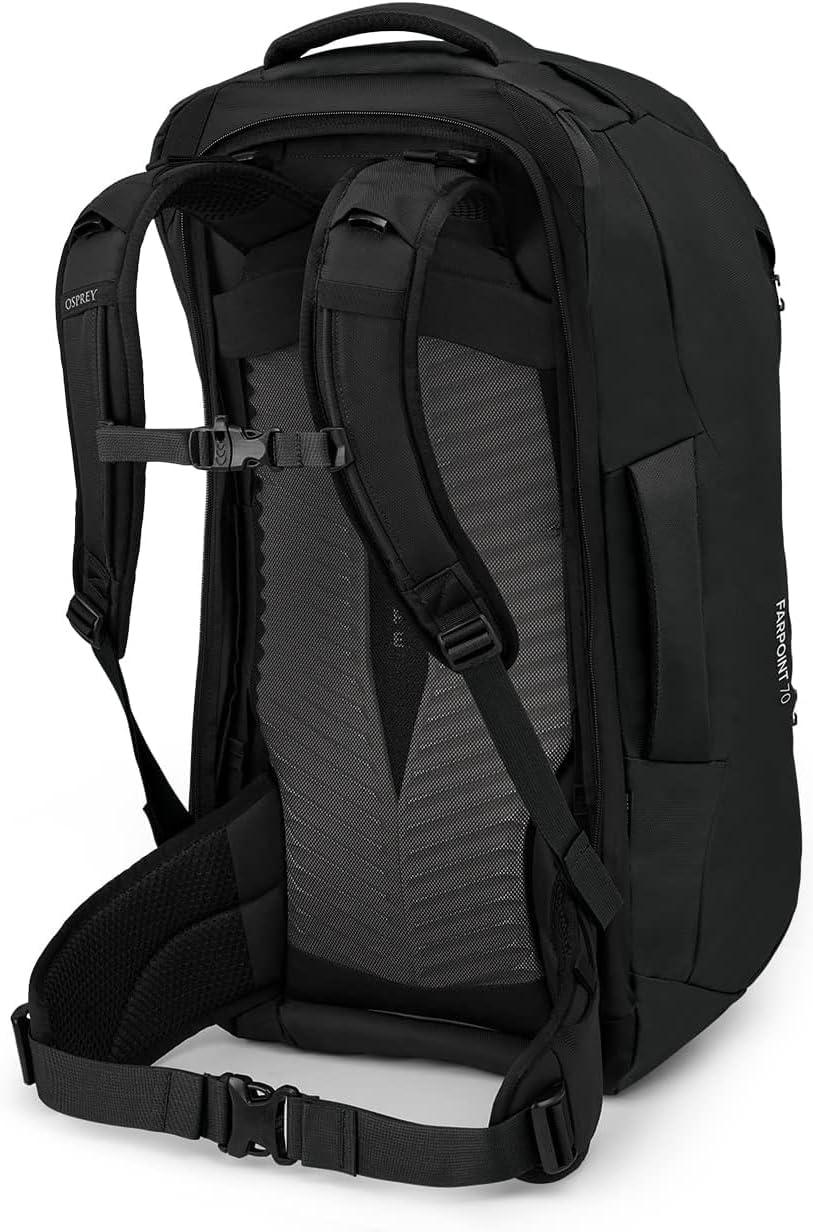 imageOsprey Farpoint 55L Mens Travel Backpack Gopher GreenBlack