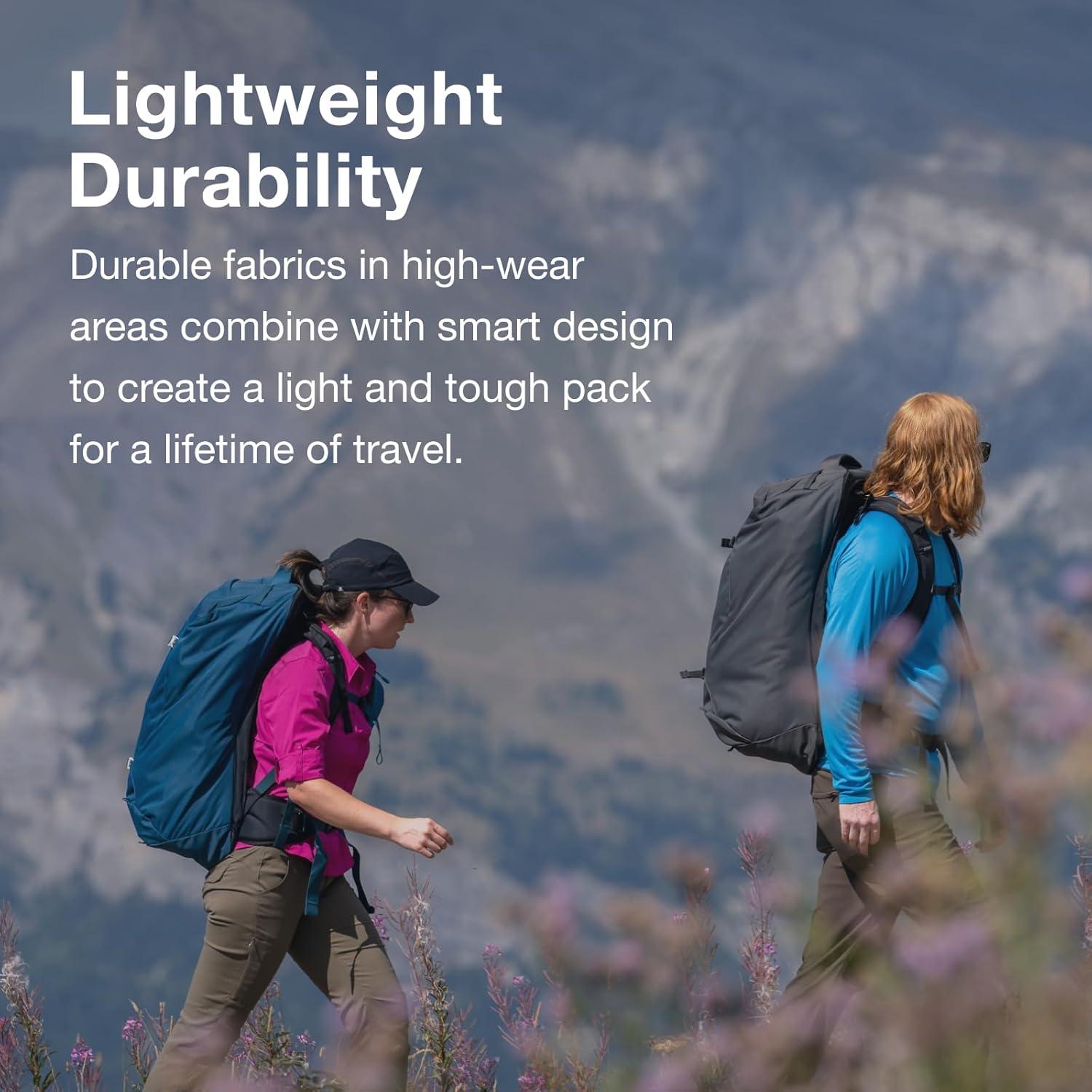 imageOsprey Farpoint 55L Mens Travel Backpack Gopher GreenBlack